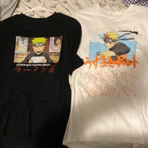 Naruto Kids Graphic T-Shirts - Black & White